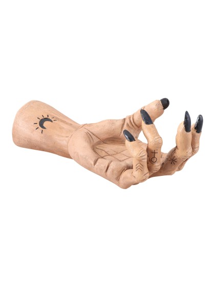 MAIN DE SORCIERE BOUGEOIR POLYRESINE 23CM X 10CM X 9.5CM