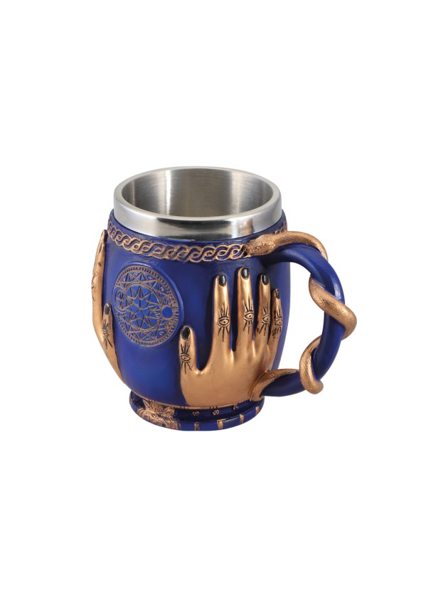 MUG KUNSTHARZ MAGIE SCHWARZ 8.5CM X 16CM X 12.5CM