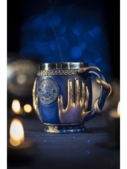 MUG RESINE MAGIE NOIRE 8.5CM X 16CM X 12.5CM