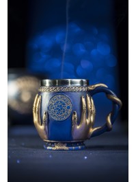 RESIN BLUE MAGIC MUG 8.5CM X 16CM X 12.5CM