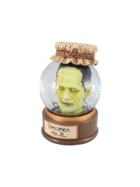 POLYRESIN FRANKENSTEIN HEAD WATER GLOBE DIA 9.5CM X 15CM