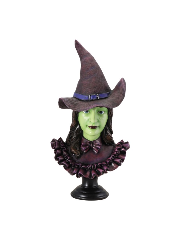POLYRESIN WITCH BUST 23CM X 20CM X 45CM
