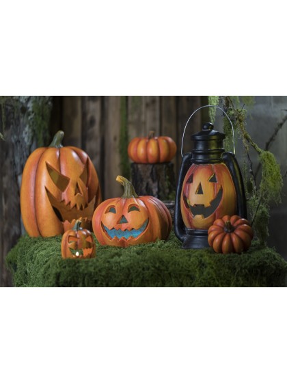 KÜRBIS SCULPTEE EFFRAYANTE MIT LED MIT TIMER 6 H 24CM X 24CM X 22.5CM