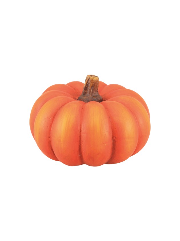 CITROUILLE TERRE CUITE 16.5CM X 16.5CM X 10.5CM