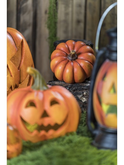 TERRACOTTA PUMPKIN 16.5CM X 16.5CM X 10.5CM