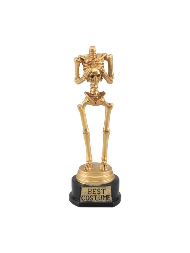 TROPHEE RECOMPENSE SQUELETTE 6CM X 4.8CM X 18CM