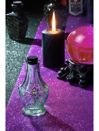 FIOLE VERRE VERT HALLOWEEN DIA 6.5CM X 11.5CM