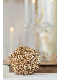 BUCHSBAUMKUGEL GOLD MATT DIA 13CM