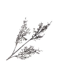 AST LAUB HALLOWEEN SCHWARZ GLITZER 70CM