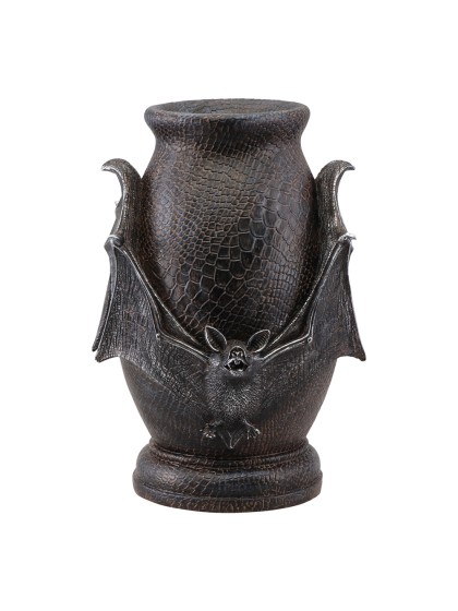 URNE POLYRESIN FLEDERMAUS EFFEKT PEAU AUS SCHLENGEL DIA 19CM X 26CM