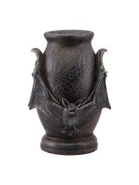 URNE POLYRESIN FLEDERMAUS EFFEKT PEAU AUS SCHLENGEL DIA 19CM X 26CM