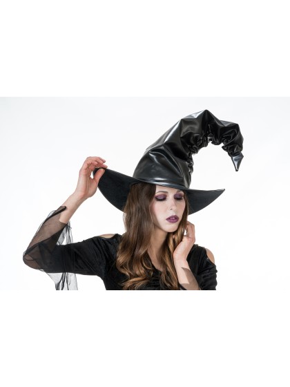 WITCH HAT LEATHER LIKE DIA 44CM X 40CM