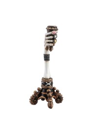 KERZENHALTER HAND SKELETT 10CM X 10CM X 30CM