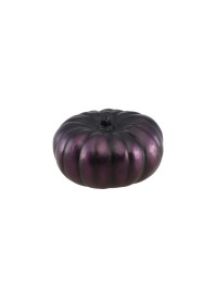 POLYRESIN PURPLE PUMPKIN 11.5CM X 11.5CM X 7CM