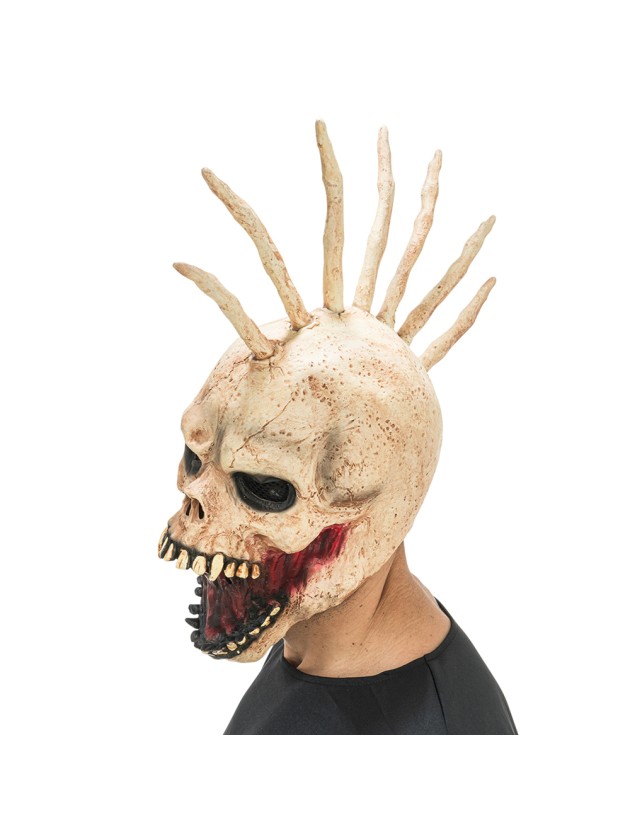 LATEX MASK PUNK SKULL HEAD 22CM X 45CM