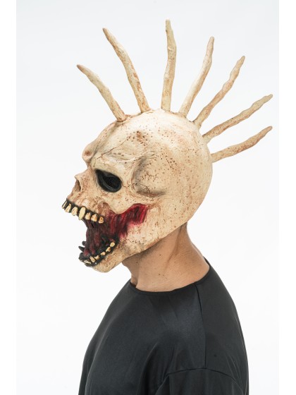 MASKE LATEX TOTENKOPF PUNK 22CM X 45CM