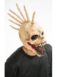 MASKE LATEX TOTENKOPF PUNK 22CM X 45CM