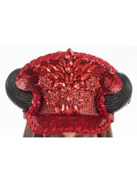 RED DEVIL HAT 27CM X 30CM X 17CM
