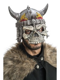 CASQUE VIKING TETE DE MORT MOUSSE DE LATEX 25CM X 20CM X 23CM