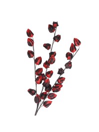 AST LAMPIONPFLANZE SCHWARZ UND ROT 82CM