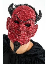 RED DEVIL DIAMONDS MASK 21CM X 10CM X 31.5CM