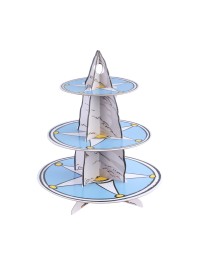 STÄNDER PETITS-FOURS MENHIR PAPIER ASTERIX® DIA 30.5CM/24.5CM/18CM X 33CM