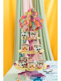 PAPER CUPCAKE STAND BANGOBERRY © DIA 29.3CM/22.8CM/17.3CCM X 63.7CM