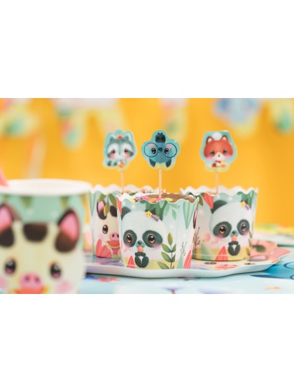 SET 8 CUPCAKE STICKS BANGOBERRY © 3CM X 8CM HT