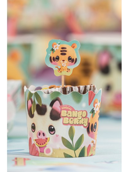 SET 8 PICS CUPCAKES BANGOBERRY © 3CM X 8CM