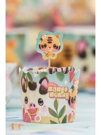 SET 8 PICS CUPCAKES BANGOBERRY © 3CM X 8CM