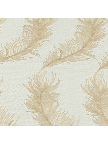 CHEMIN DE TABLE AIGRETTE SABLE 27CM X 3M