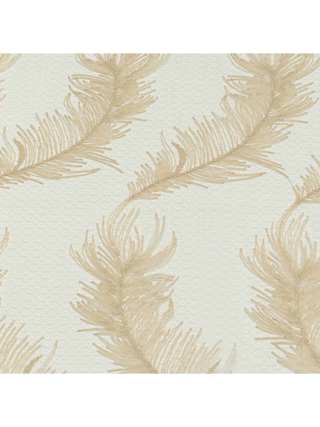 CHEMIN DE TABLE AIGRETTE SABLE 27CM X 3M