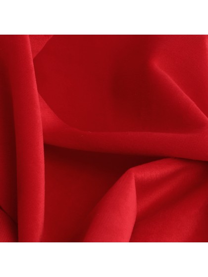 NAPPE VELOURS LUXE 210GSM ROUGE 145CM X 240CM