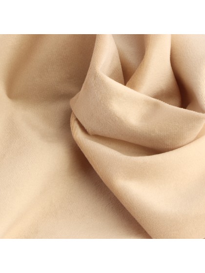 NAPPE VELOURS LUXE 210GSM ALMOND 145CM X 240CM