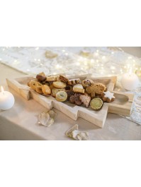 TISCHDECKE SAMT LUXUS 210GSM MANDEL 145CM X 240CM