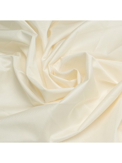 DELUXE IVORY SATIN ROUND TABLECLOTH DIA 3M