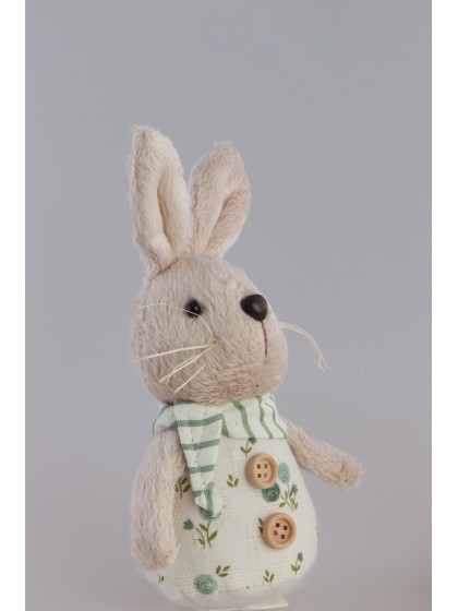 HASE DEKO AUFHÄNGEN GRÜN SALBEI CHARLIE 2 SORT. 7CM X 5.5CM X 17CM