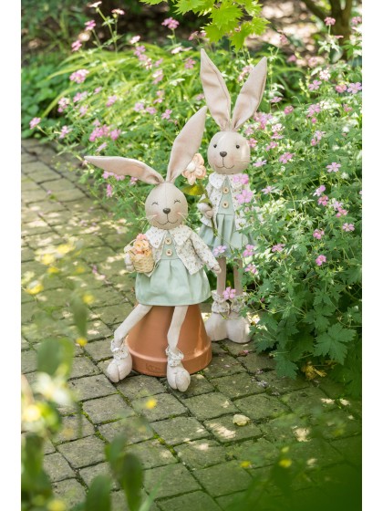 HASE ASSIS GRÜN SALBEI CHARLIE 2 SORT. 19CM X 10CM X 68CM