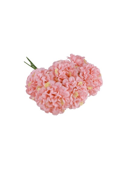 6 MINI HORTENSIEN ROSA CA. 10CM X 4CM X 14CM