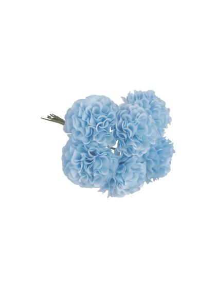 6 MINI HORTENSIEN BLAU CIEL CA. 10CM X 4CM X 14CM