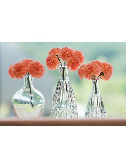 VASE ALEXANDRINE GLAS GRÜN SALBEI DIA 6.8CM X 14.5CM