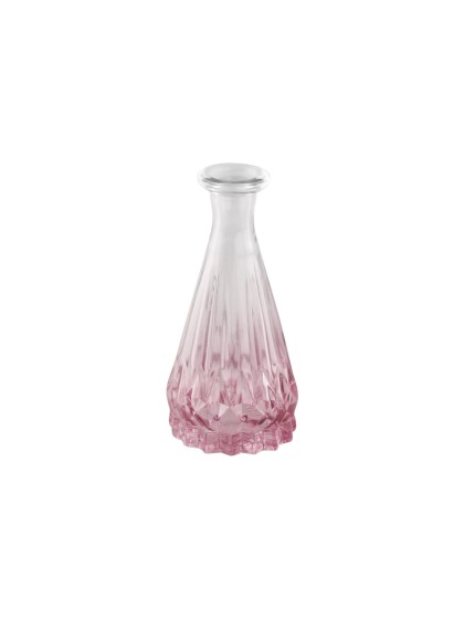 MINI VASE ALEXANDRINE VERRE DEGRADE ROSE BLUSH DIA 5CM X 10.7CM