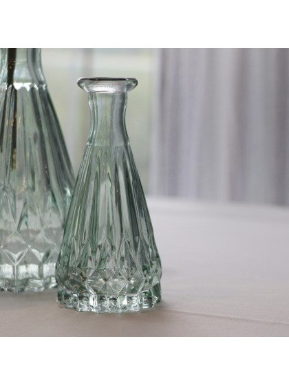 MINI VASE ALEXANDRINE GLAS GRÜN SALBEI DIA 5CM X 10.7CM