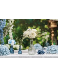 VASE CATHERINE GLAS TRANSPARENT DIA 10CM X 18CM