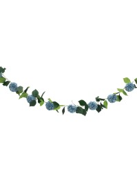 GIRLANDE 9 DAHLIEN BLAU 220CM