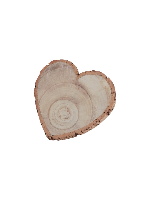 RONDIN COEUR BOIS 19CM X 19CM X 3CM