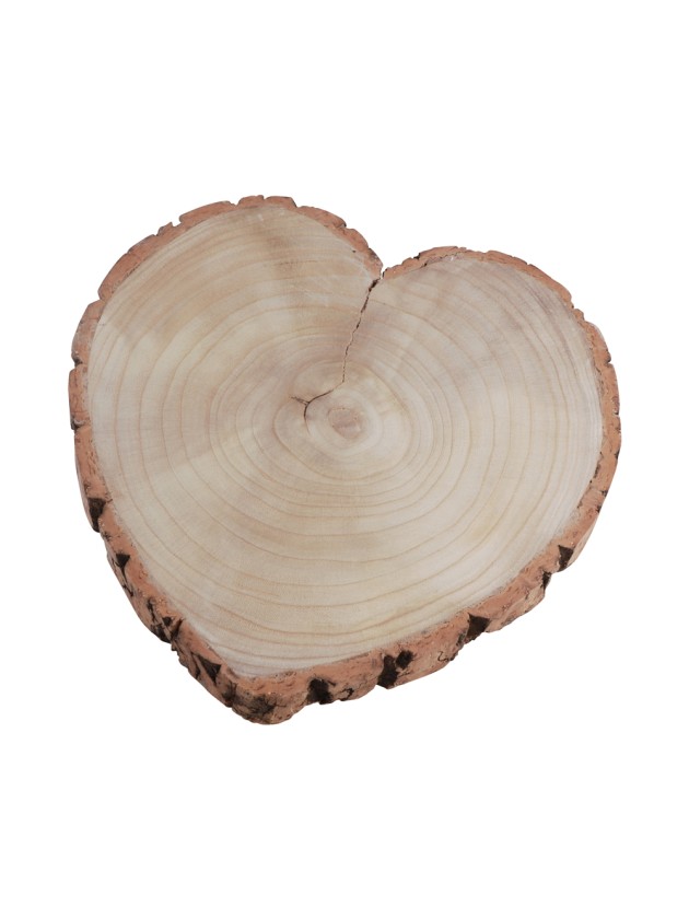 HEART WOOD CHIP 30CM X 30CM X 3CM