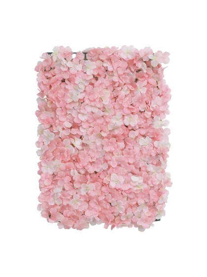 BLUMENPANEEL BLUMEN HORTENSIE ROSA 60CM X 40CM X 5CM