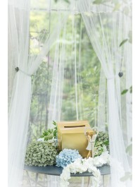 URNE HOCHZEIT BASIQUE KLAPPBAR GOLD MATT 23CM X 23CM X 23CM