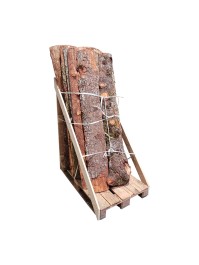 PALETTE AUS 25 PLANCHES TYPE DOSSE CA. 15-35CM X 180CM